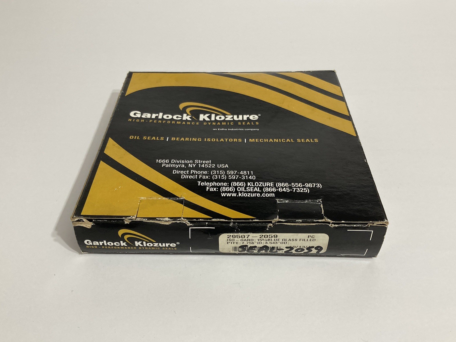 Garlock 29507-2059 Klozure Iso-Gard Bearing Isolator