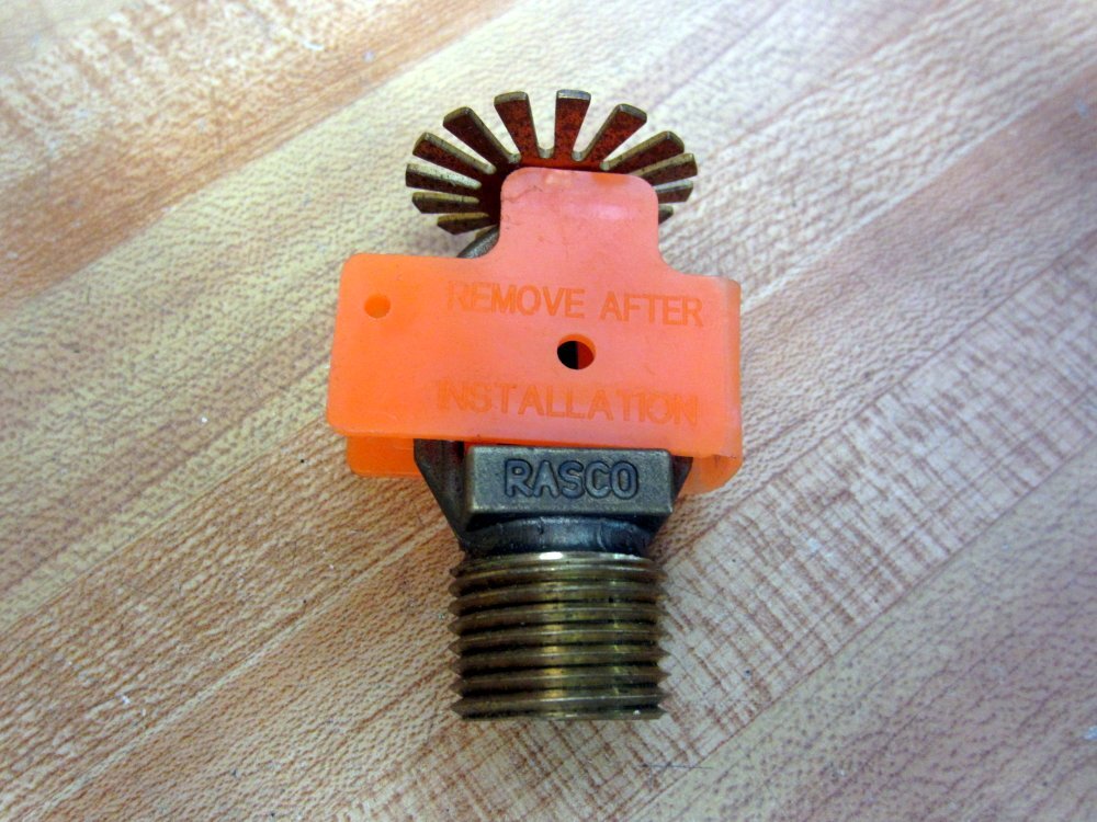 Rasco SSP Upright Sprinkler Head Pendent W/Guard F1