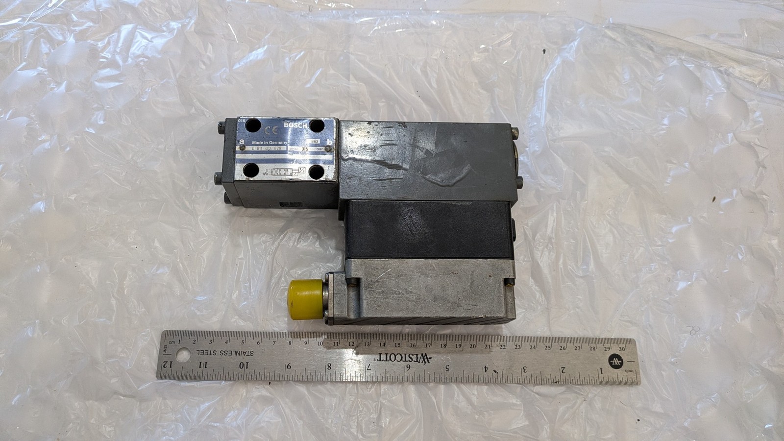 BOSCH 0 811 404 629 315 BAR 24 V HYDRAULIC VALVE