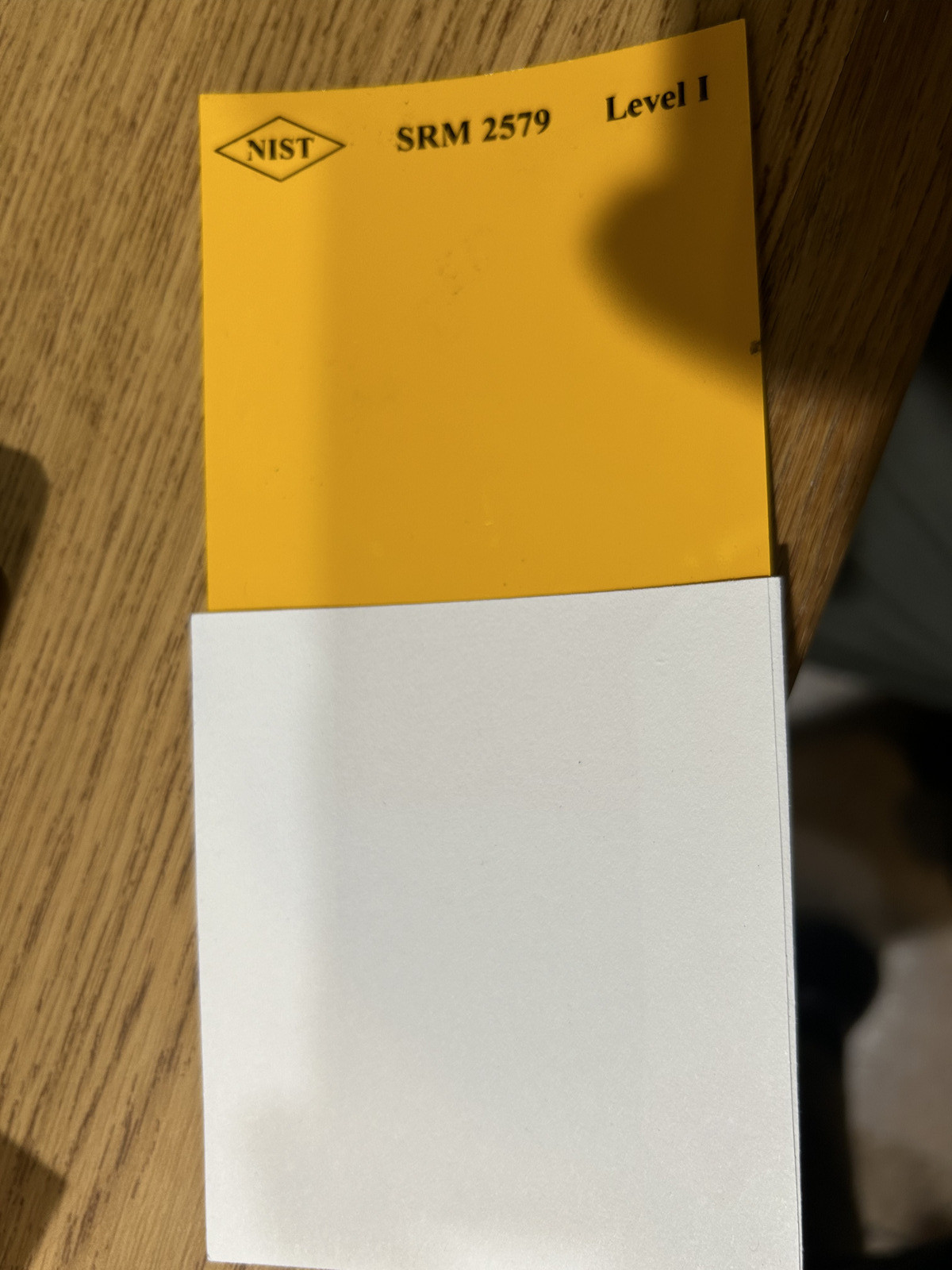 NIST SRM 2579 LEAD BASED PAINT FILM LEVEL I to IV and BLANK for PXRF