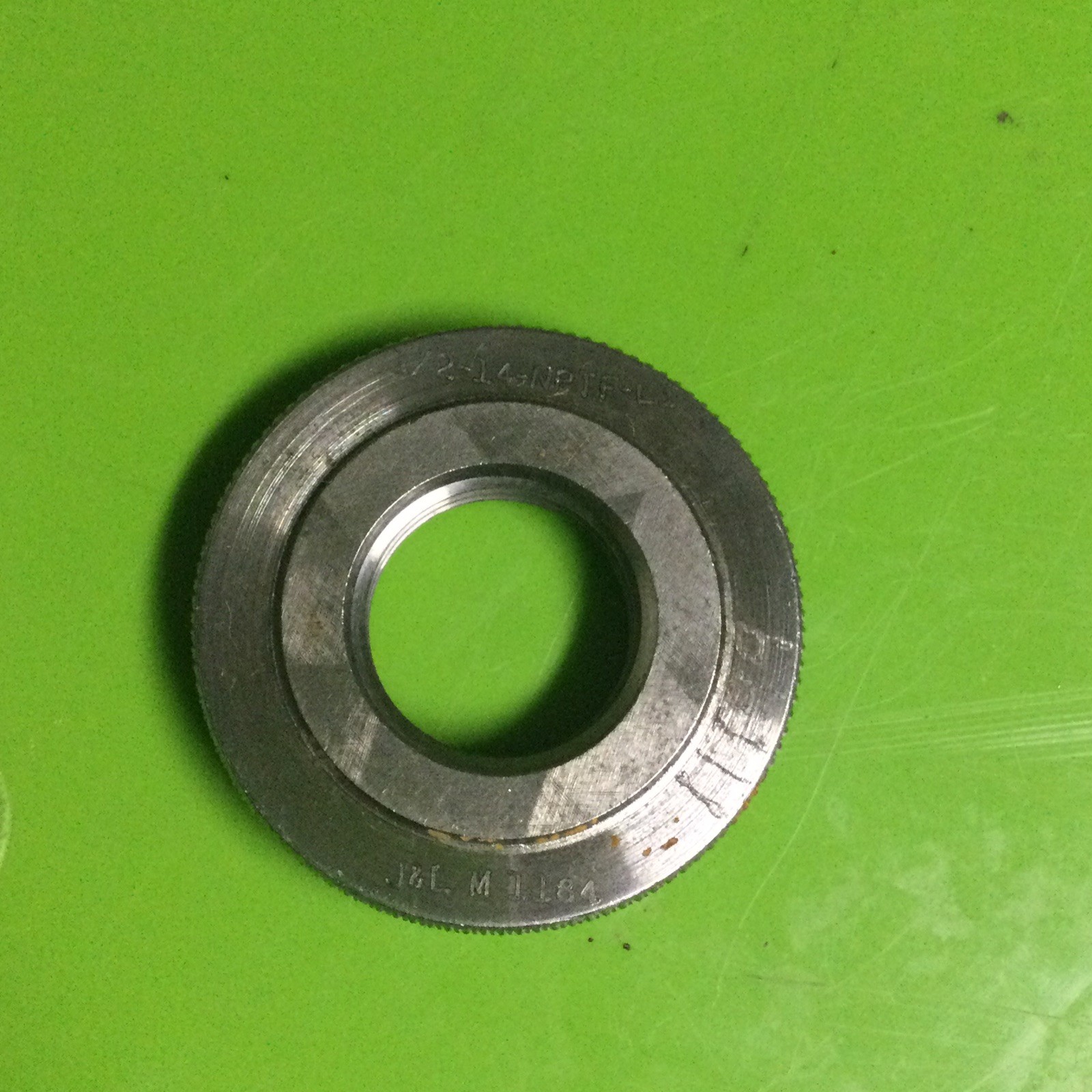 J&L 1/2-14NPTF L1 THREAD RING GAGE (F22)