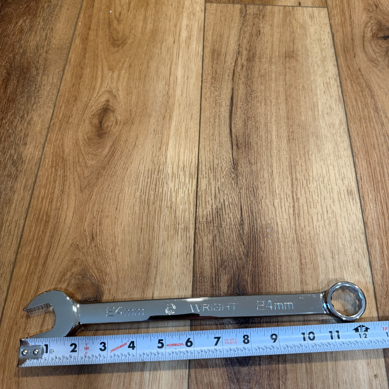 Wright Tool USA 12-24MM Combination Wrench 2.0 12 Point Metric Full Polish 24mm