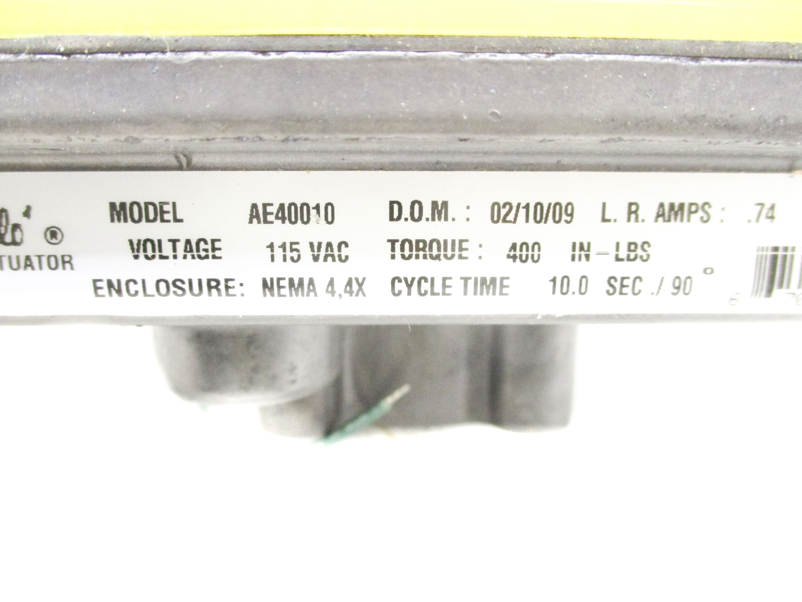 APOLLO AE40010 115VAC .74A NSNP