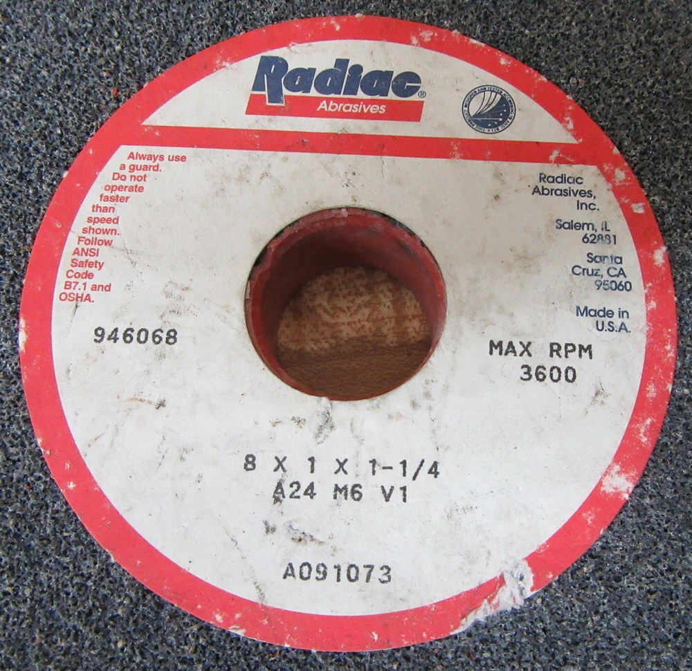 Radiac Abrasives A21 M6 V1 Grinding Wheel A21M6V1