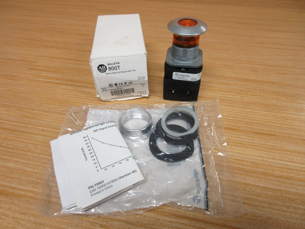 Allen Bradley 800T-FXQH2AA1 Button W/800TC-N374, 800T-XA1