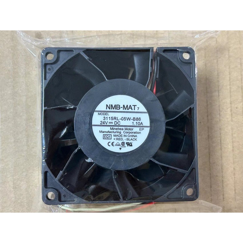 NMB-MAT 3115RL-05W-B86 24V 1.10A 8CM 4-wire inverter cooling fan