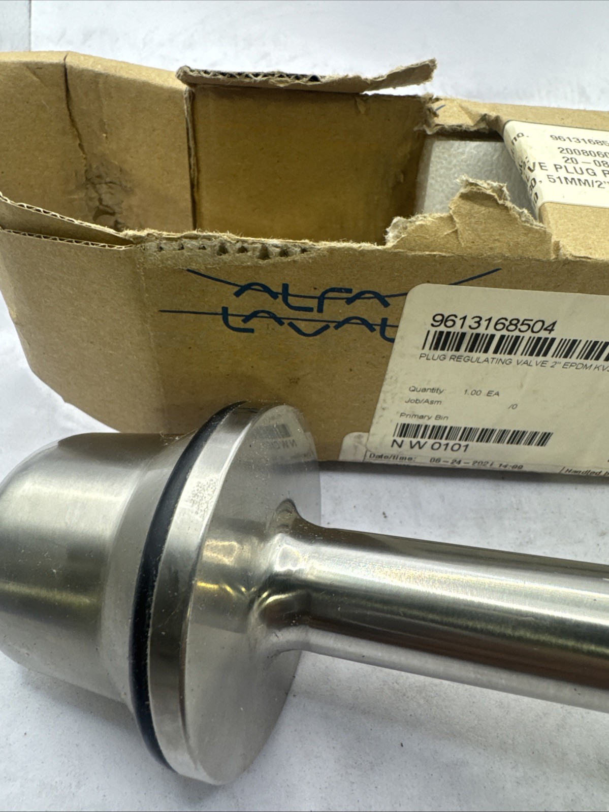Alfa Laval 9613168504 Valve Plug Regulating EPDM SPC Flow Control Kv30