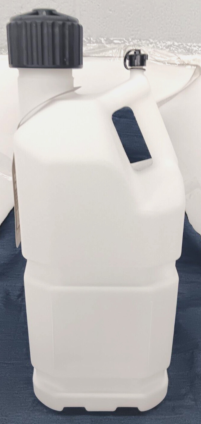 IRONCROSS 5 GALLON WHITE MULTIPURPOSE UTILITY JUG HIGH DENSITY POLYETHLENE
