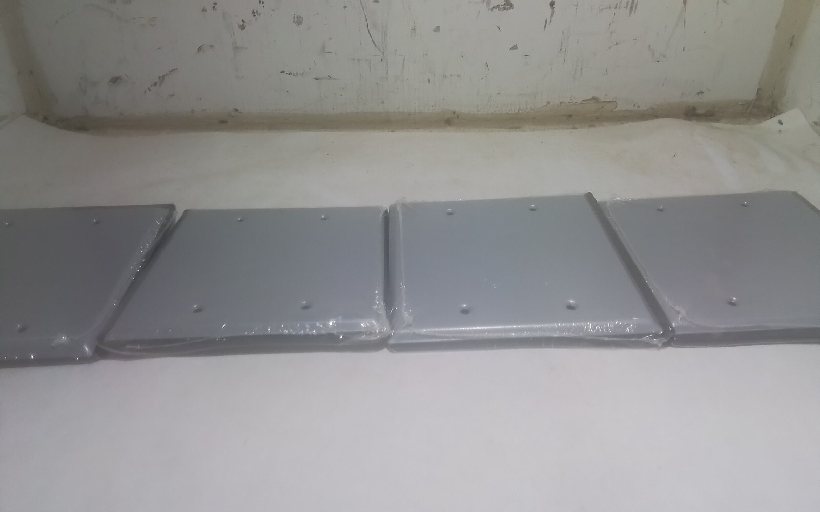 LOT OF 4 Red Dot 2CCB Blank Cover Plate (TV25)