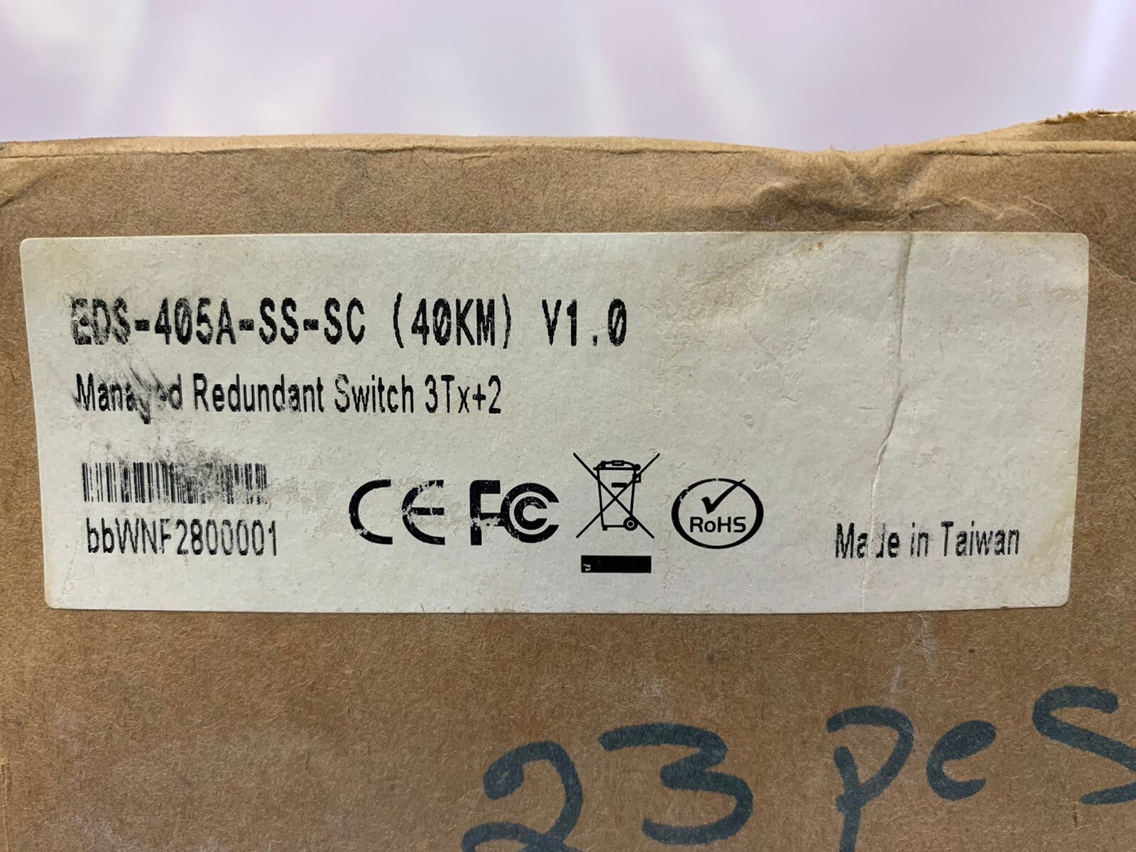 Moxa / Managed Redundant Switch 3Tx+2 (Ethernet Switch) / EDS-405A-SS-SC