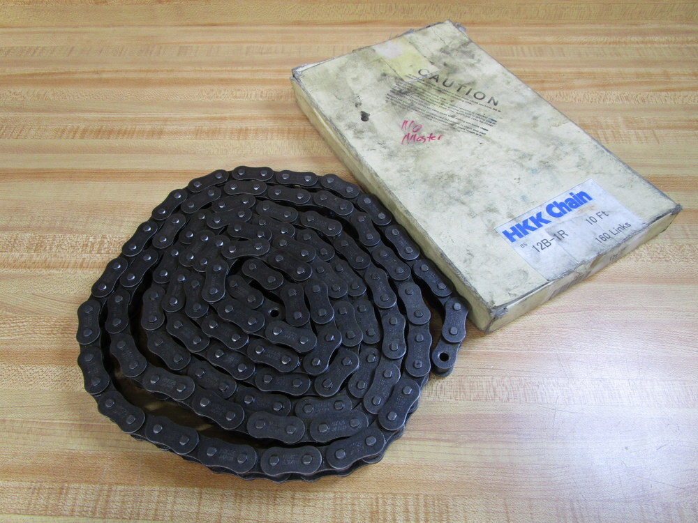 HKK Chain 12B-1R 10′ Roller Chain 12B1R