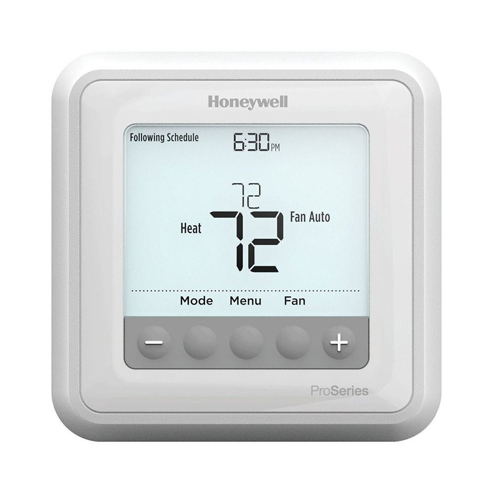 Honeywell T6 Pro Thermostat 2 Heat/1 Cool Heat Pump or 2 Heat/2 Cool