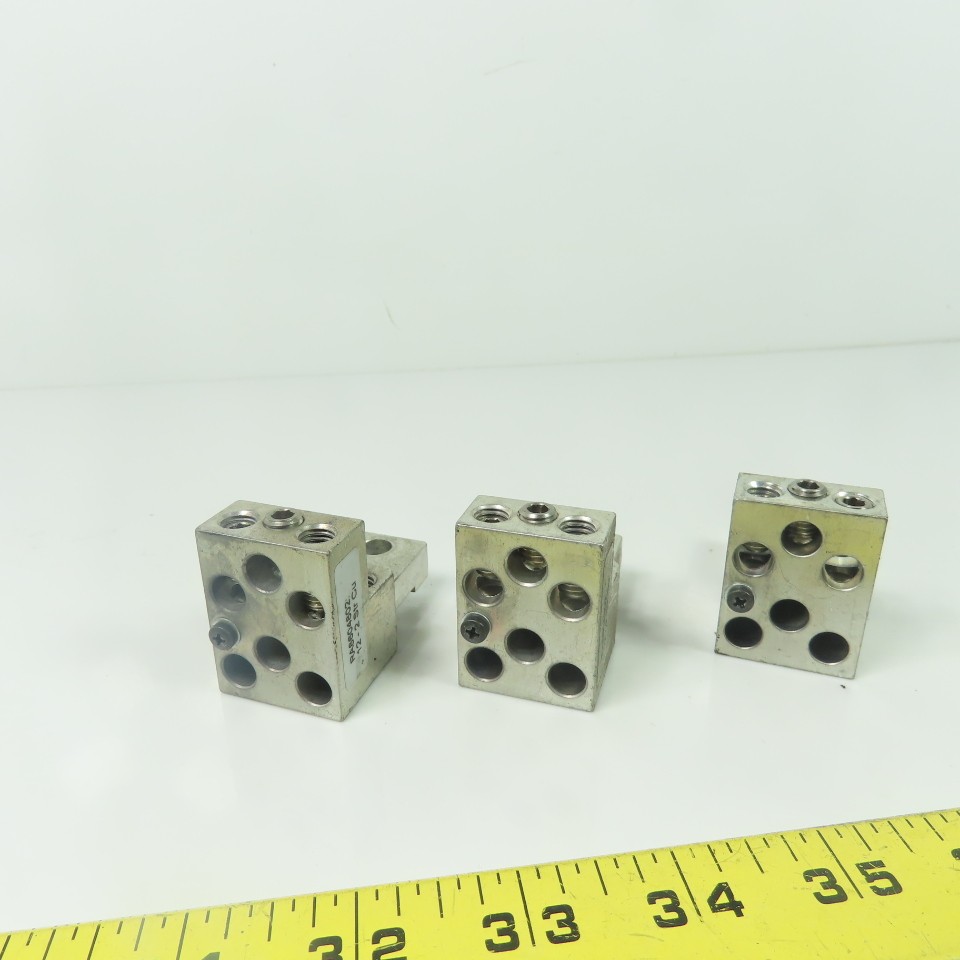 RA8604802 6-Hole Lug 30mm x 40mm 12-2 Str Cu Lot Of 3