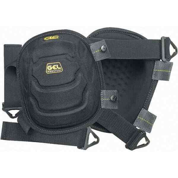 CLC 372 Knee Pad: 2 Strap Buckle Closure, Gel Pad & Hard Protective Cap