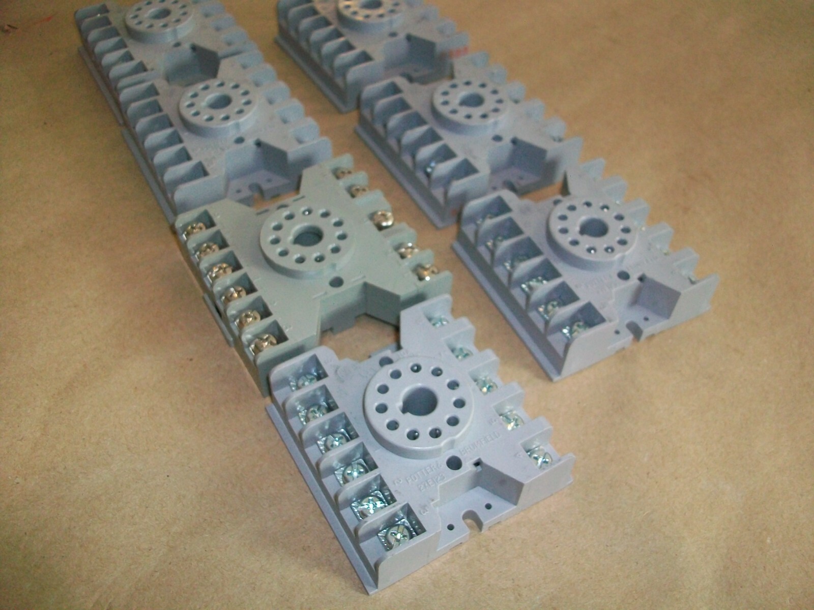 7pc P&B / Eagle Signal Relay Socket Base 27E123 60 SR3P-06 USED