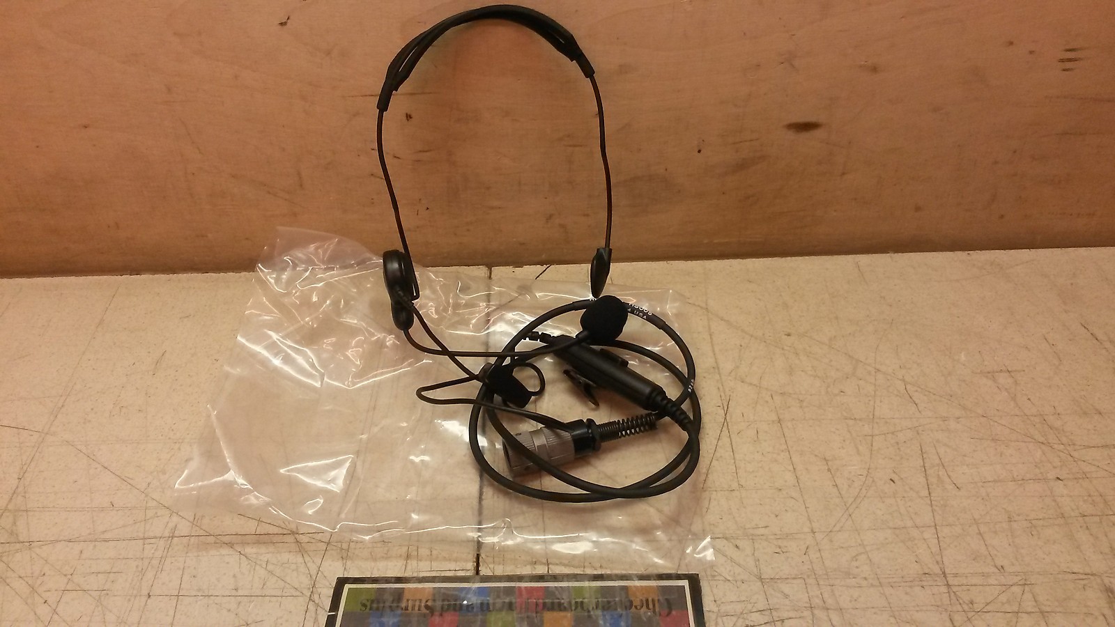 NOS Harris Headset-Microphone RF-5961-HS005 5965016137134 AN-PRC152-A w/ PTT