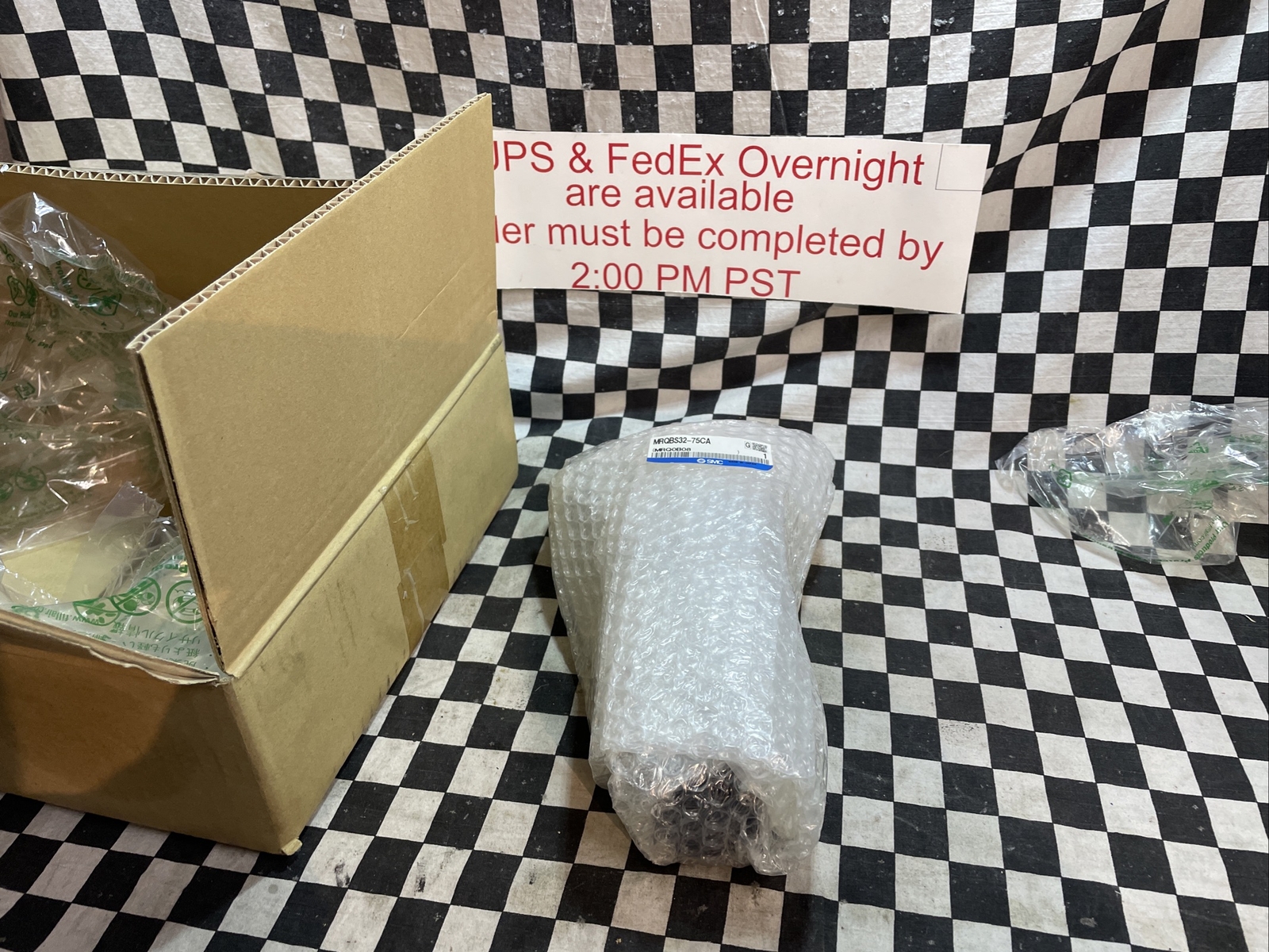 SMC MRQBS32-75CA, MRQBS3275CA, CYLINDER ROTARY, SHIPSAMEDAY