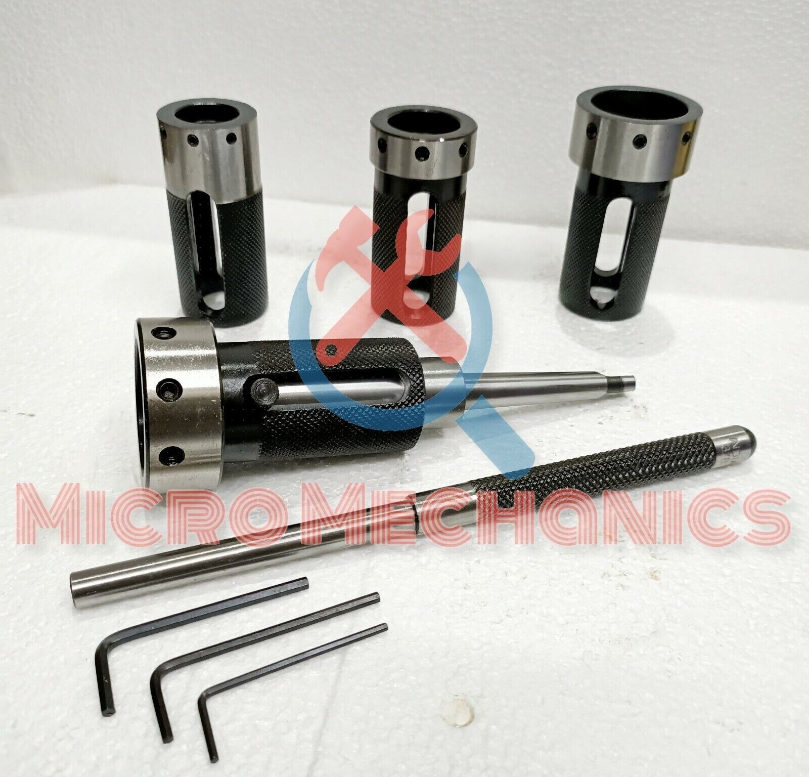 Lathe Tailstock Floating Die Holder Combo – MT3 MT2 MT1 Shanks For Imperial Dies