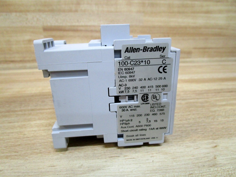 Allen Bradley 100-C23D10 Contactor 100C23D10 Series C