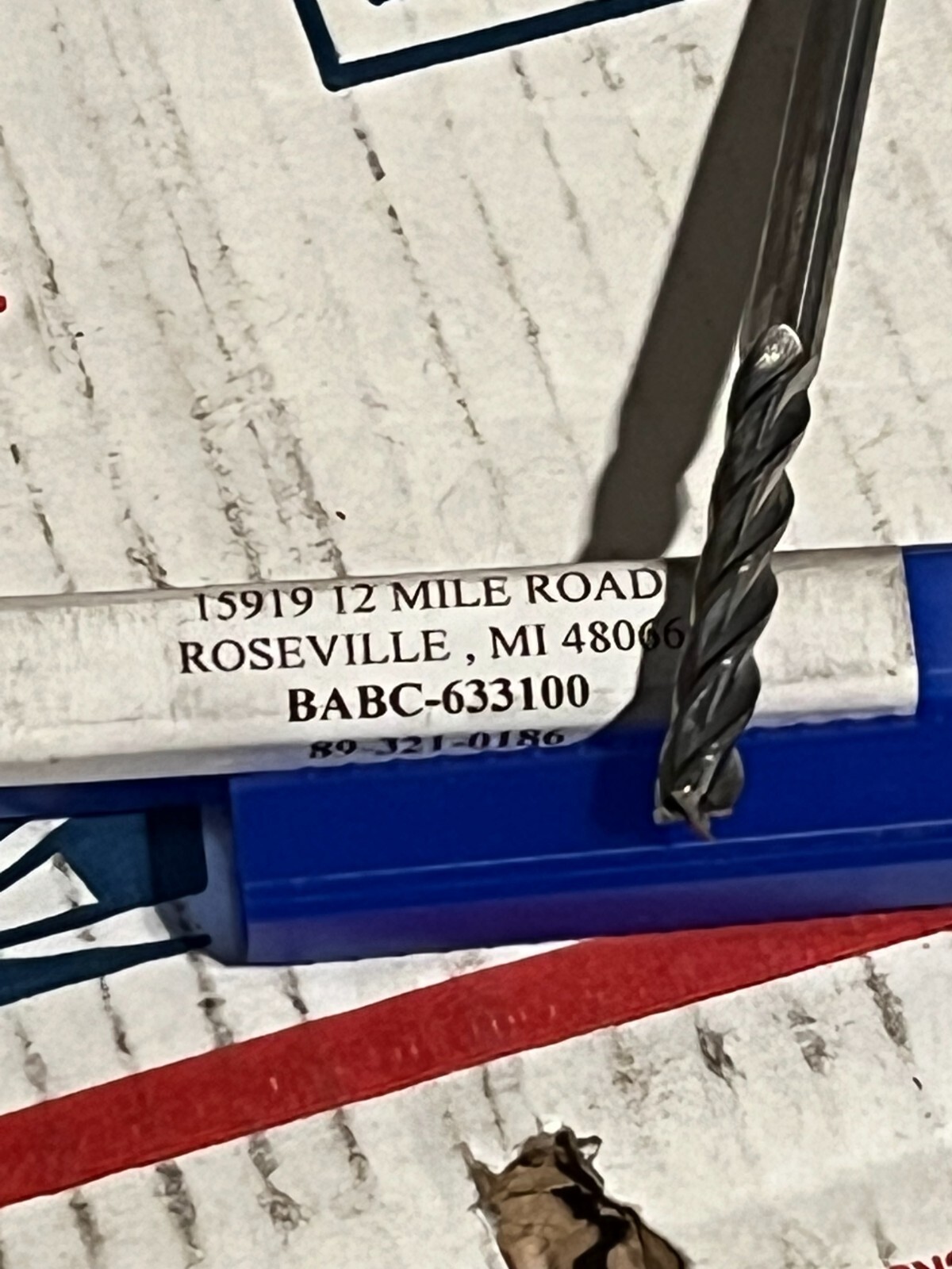 breckers babc-5164190 nos surplus 89-321-0187 4f carbide endmill