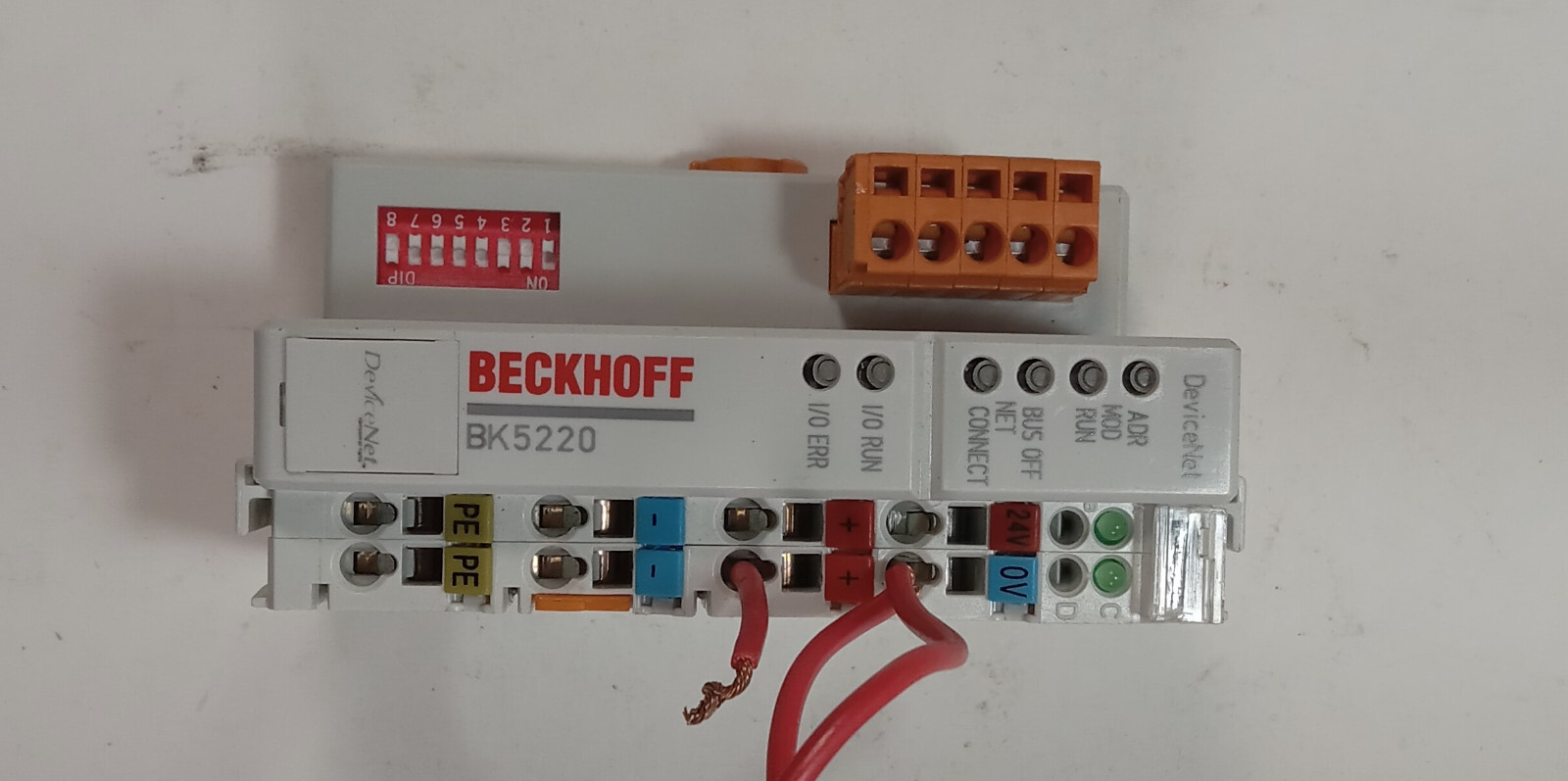 1 USED BECKHOFF BK5220 DEVICE NET BUS COUPLER ***MAKE OFFER***
