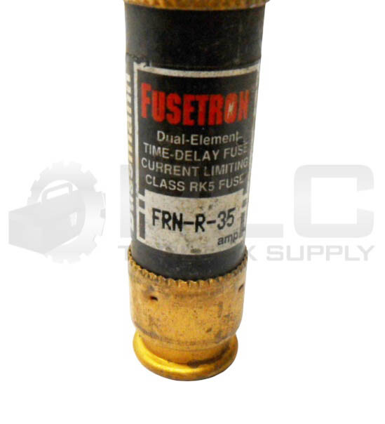 LOT OF 17 BUSSMANN FRN-R-35 TIME DELAY DUAL ELEMENT FUSE 35A 250VAC