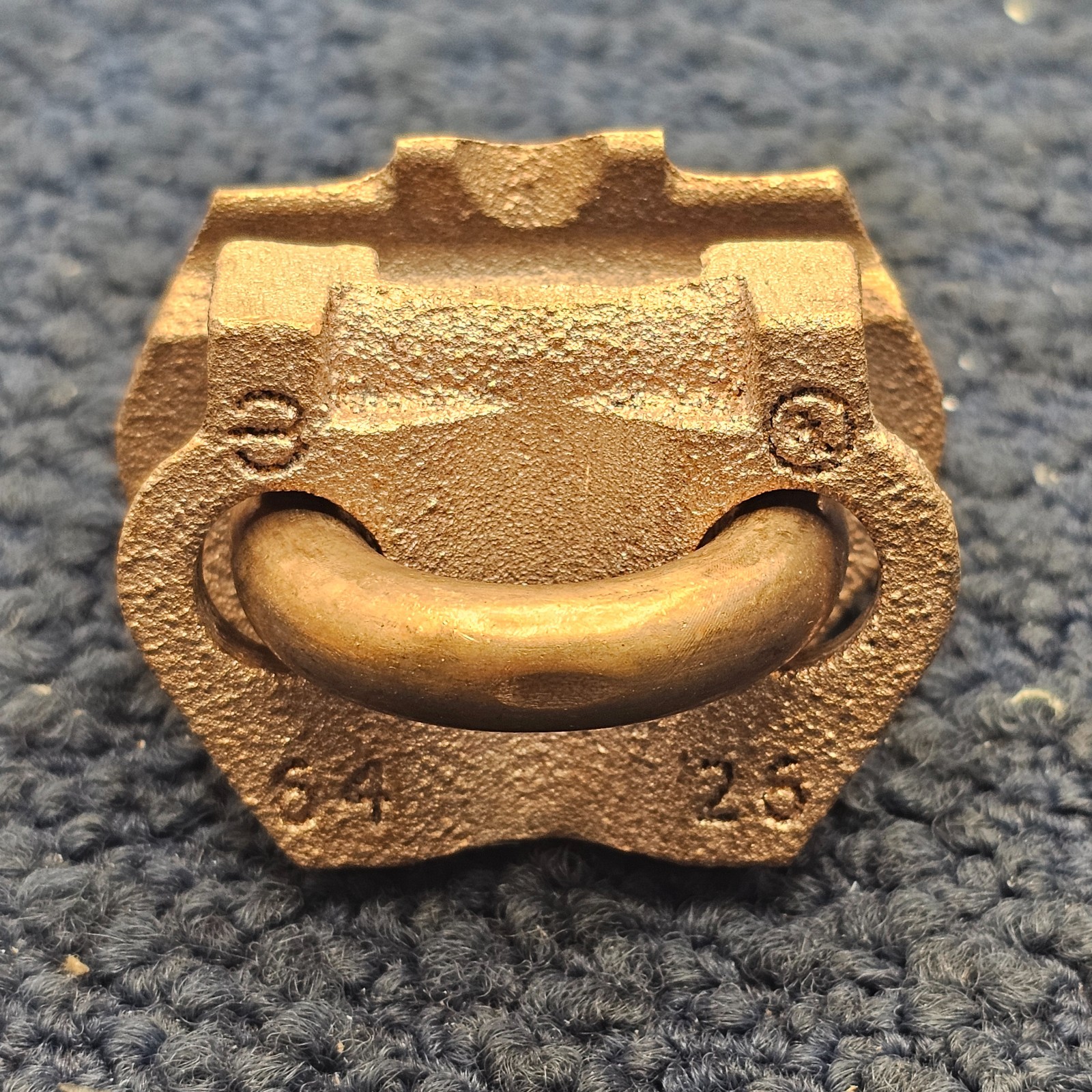 Burial Grounding Connector, Copper Alloy 4 SOL-2/0 STR 1/2 ROD 1/4 IPS