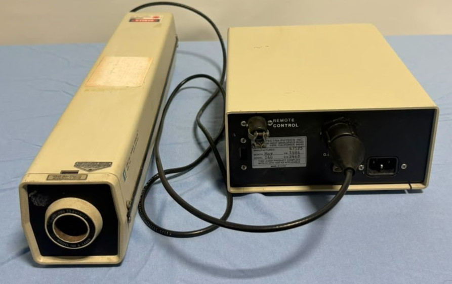 Spectra-Physics Model 249 Exciter w/ Helium-Neon Laser Stabilite 120S