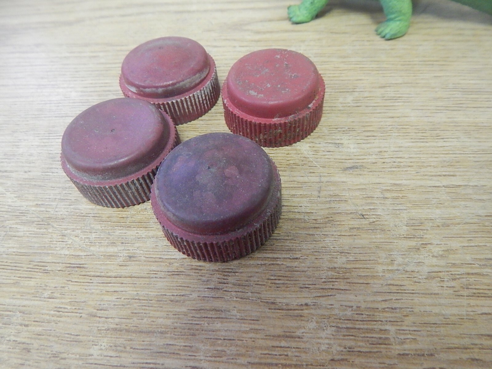 Red Switch Cover/Cap 1-3/16″ Bore 11/16″ H Lot of 4 *FREE SHIPPING*