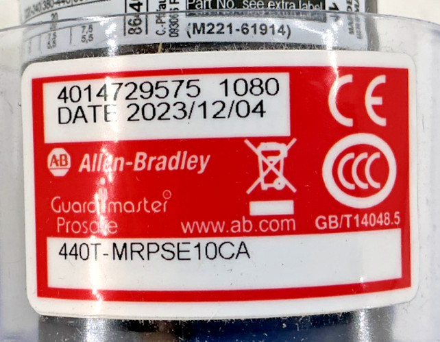 New Allen Bradley 440T-MRPSE10CA Ser B Guardmaster Trapped Key Interlock 20A