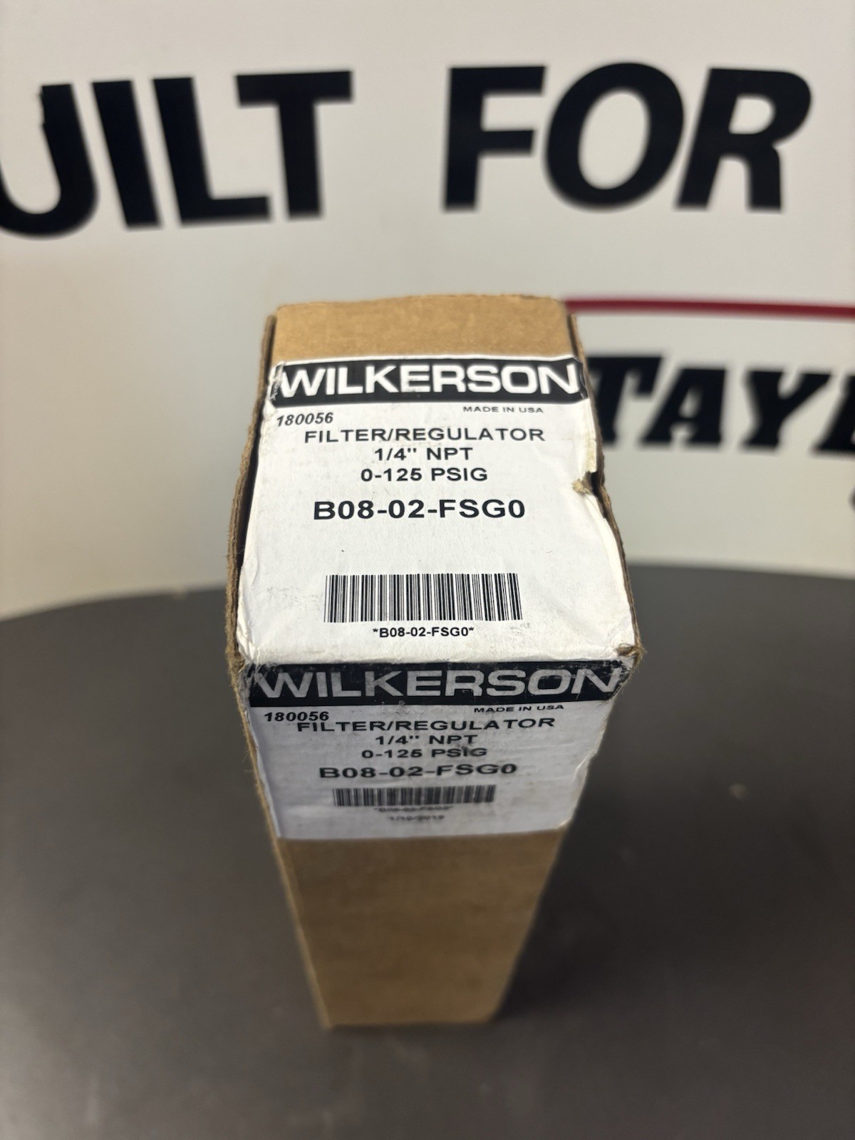 Wilkerson Filter Regulator 1/4” NPT 0-125PSIG B08-02-FSGO