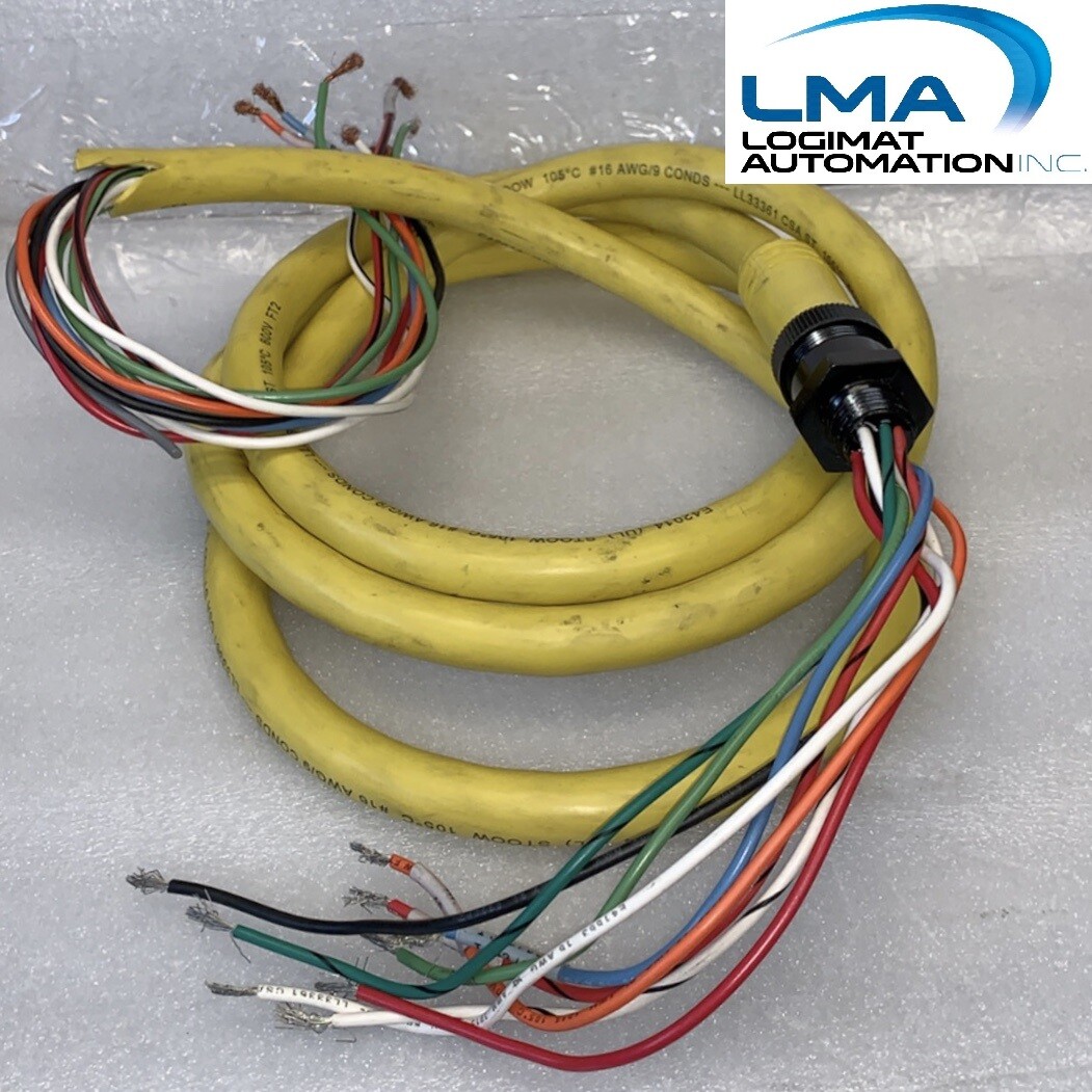 BRAD HARRISON / WOODHEAD 309000A01F120 FEMALE 9P 9ft 16/9 AWG PVC CORP