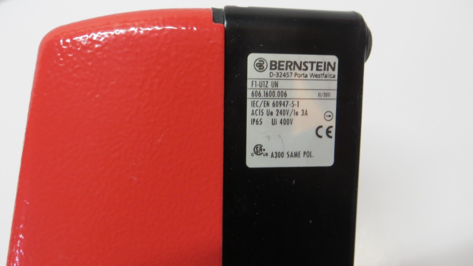 Bernstein 6061600006 F1-U1Z Pneumatic Foot Switch
