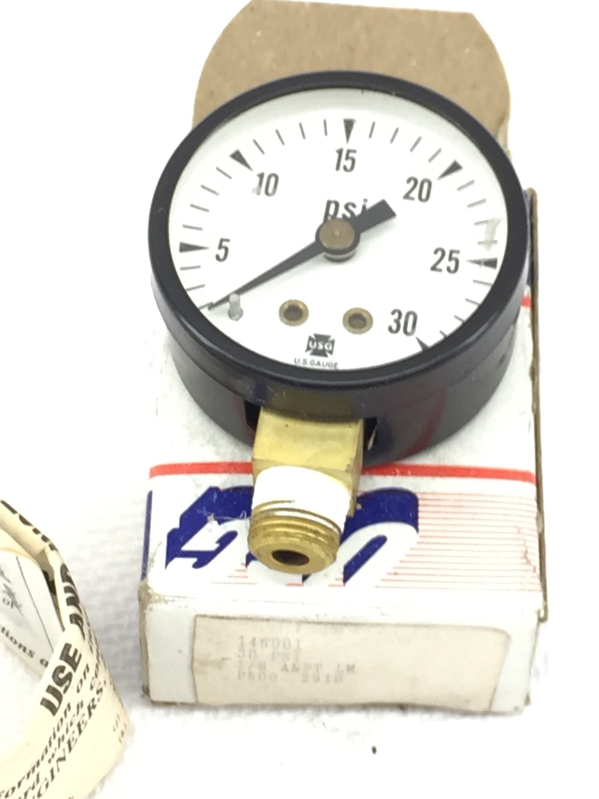 NEW! USG AMETEK 146001 PRESSURE GAUGE 30 PSI 1/8” NPT FAST SHIP!!! (A371)