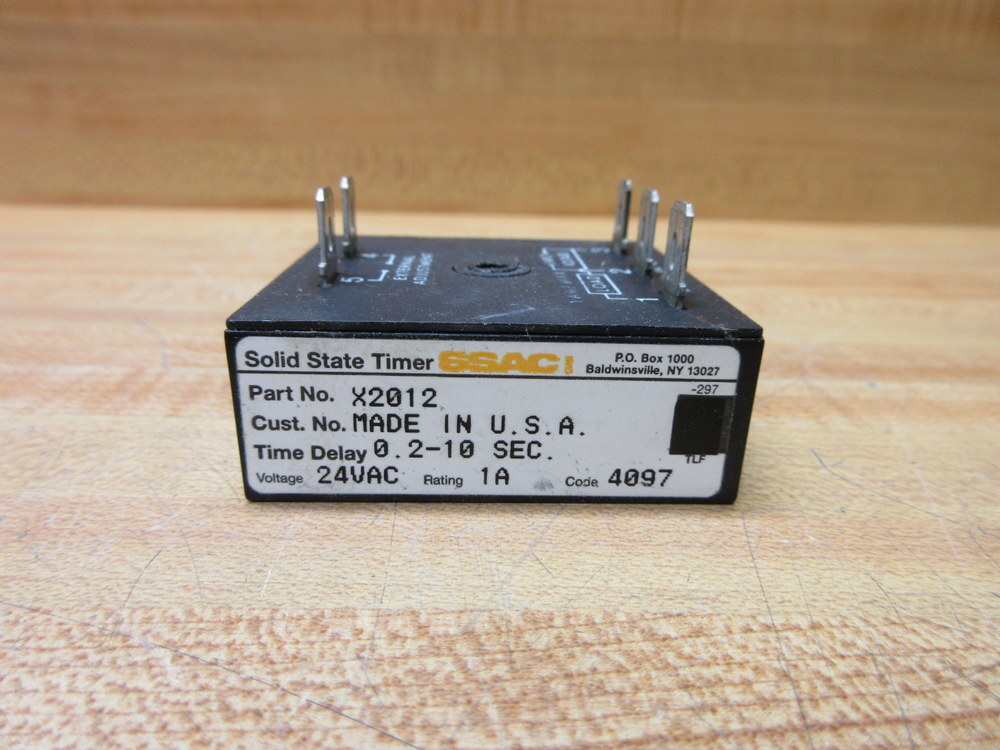 Asea Brown Boveri X2012 SSAC Solid State Timer