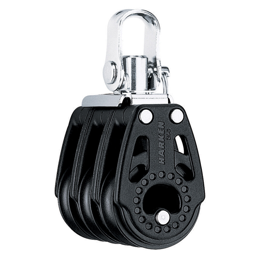 Harken 29mm Triple Carbo Air Block W Swivel 344 Sailing Blocks Strong Affordable
