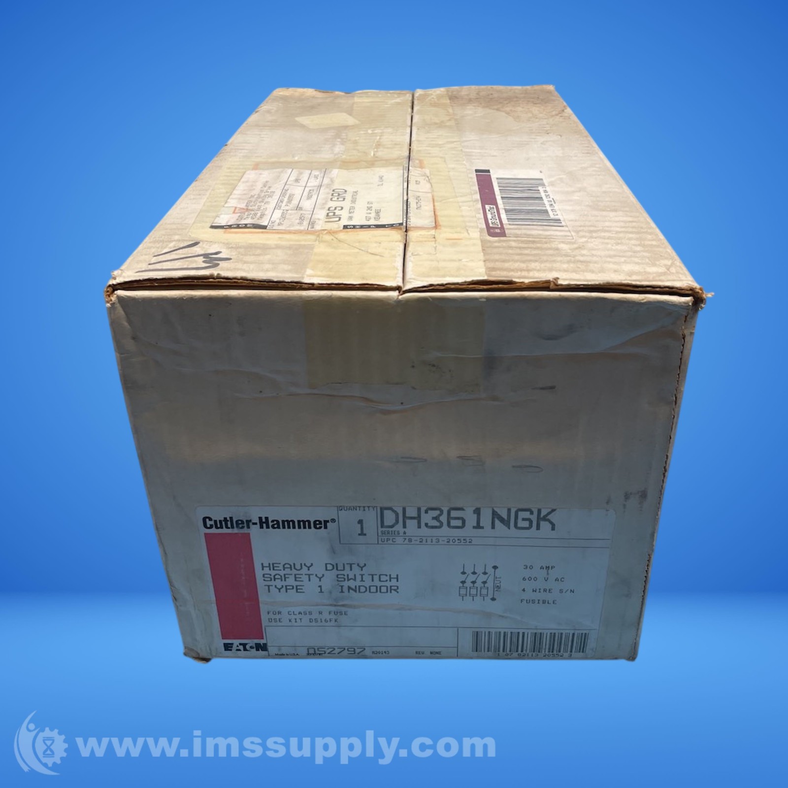 Cutler Hammer DH361NGK 30A 600V Fusible Switch FNFP