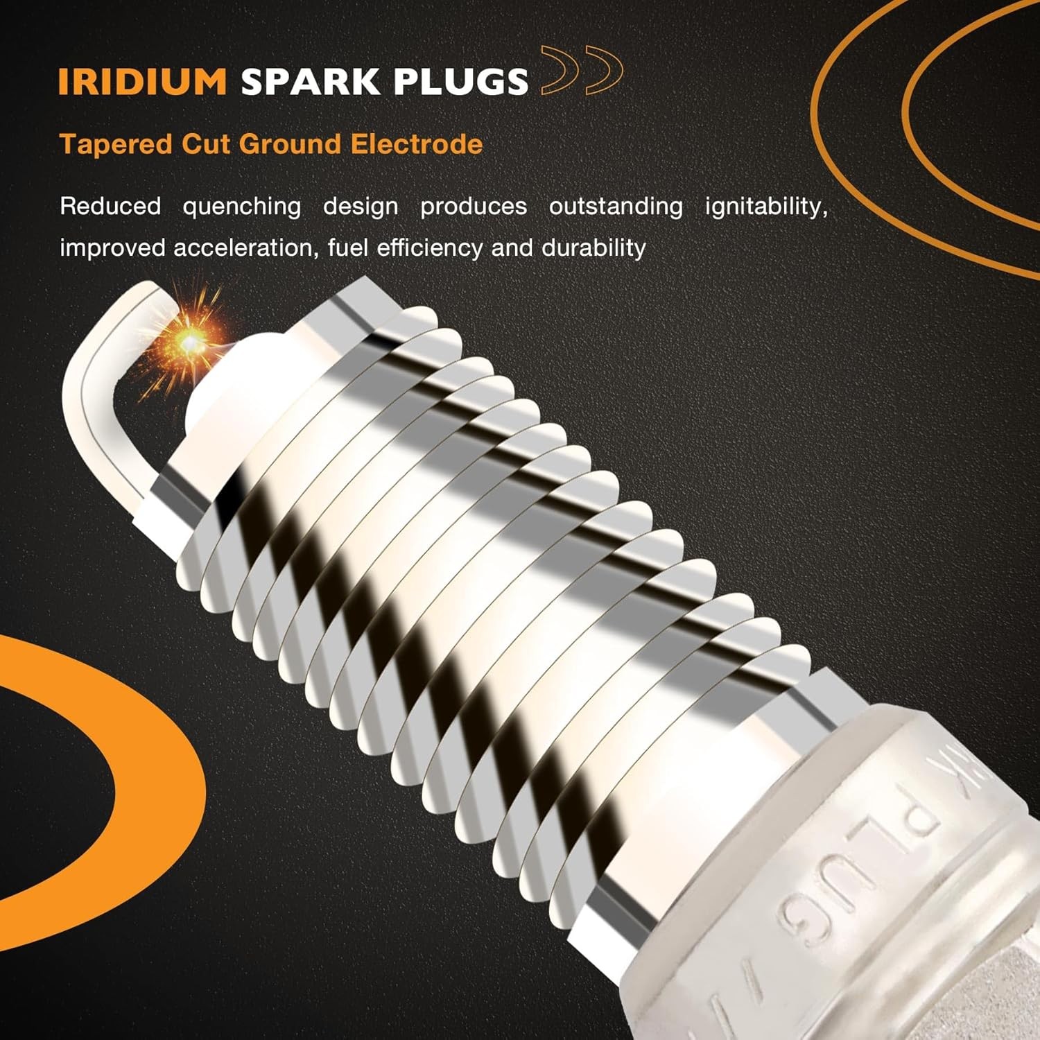 HQPASFY Ignition Coil Pack & Iridium Spark Plugs Set of 6 Compatible with Buick
