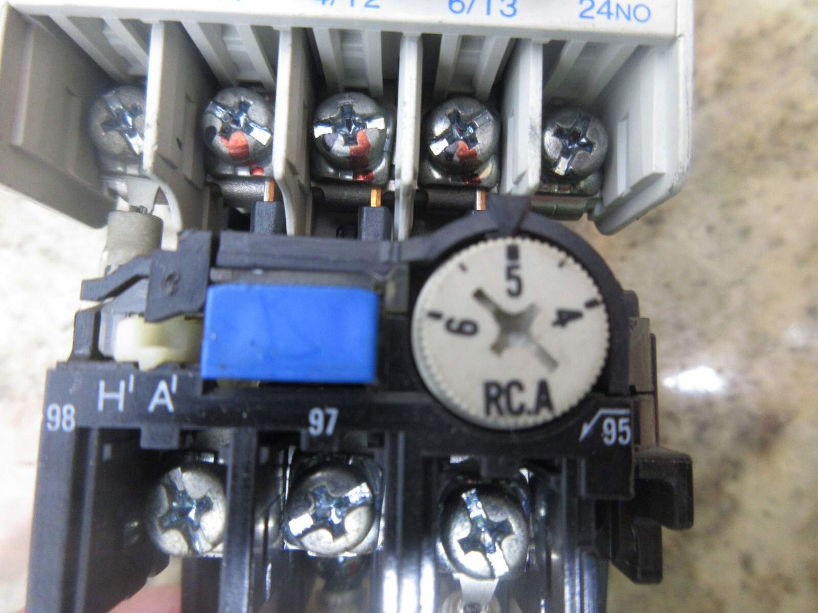 MITSUBISHI MAGNETIC CONTACTOR S-N12 W/ THERMAL OVERLOAD RELAY TH-N12