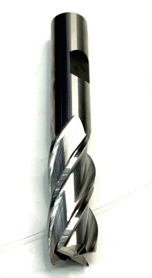CLEVELAND C33162 END MILL 9/16″ OAL 3-3/8″ USEABLE LENGTH 1-3/8′ 4 SPIRAL FLATE