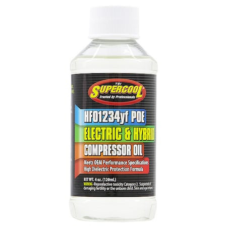 Supercool 64861 Ac Refrigerants And Lubricant,4 Oz,Clear
