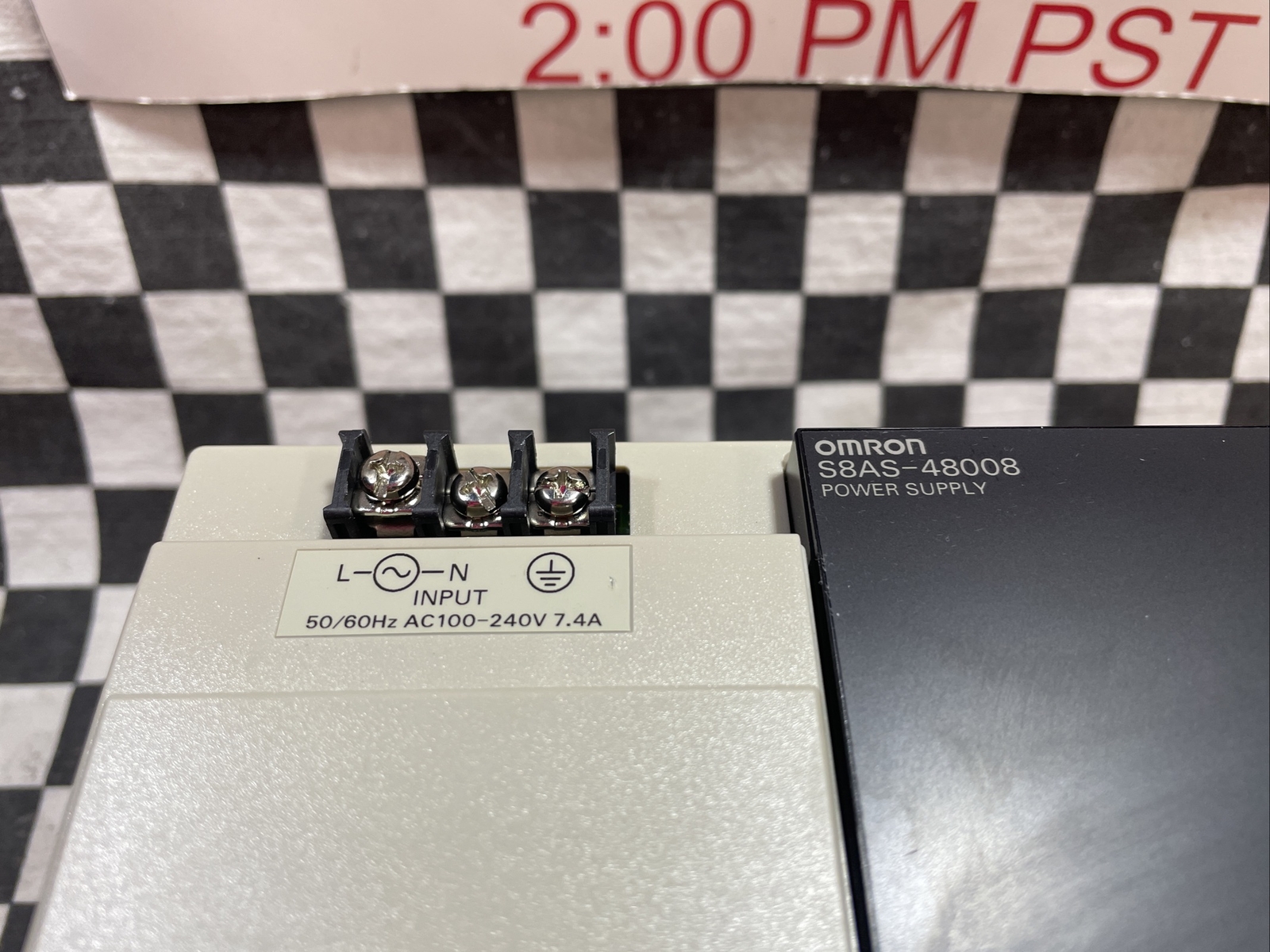 OMRON DIN Rail Power Supplies 240V 7.4A INPUT, S8AS-48008, S8AS48008 SHIPSAMEDAY
