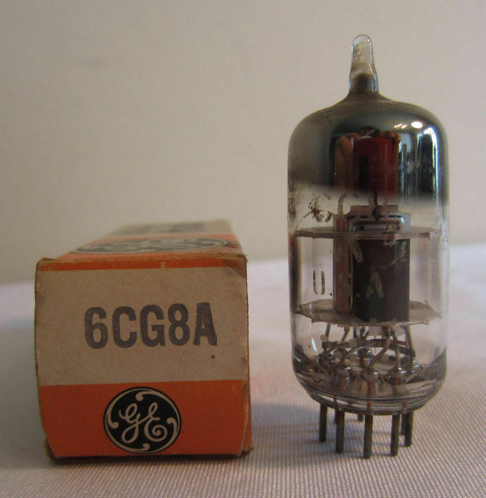 General Electric 6CG8A Electronic Tube In original box (NOS)