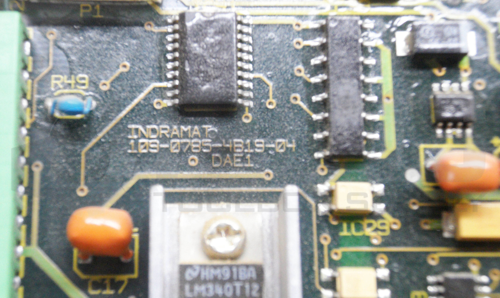 INDRAMAT 109-0785-4B19-04 INPUT/OUTPUT MODULE CARD DAE 1.1