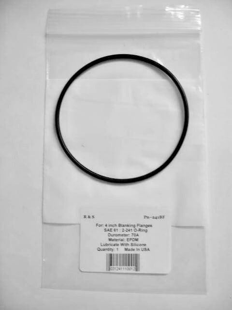 4 inch Blanking flanges + o-ring 2-241 / SAE 61 & ISO / R&S 241BF / Buna N Mat.