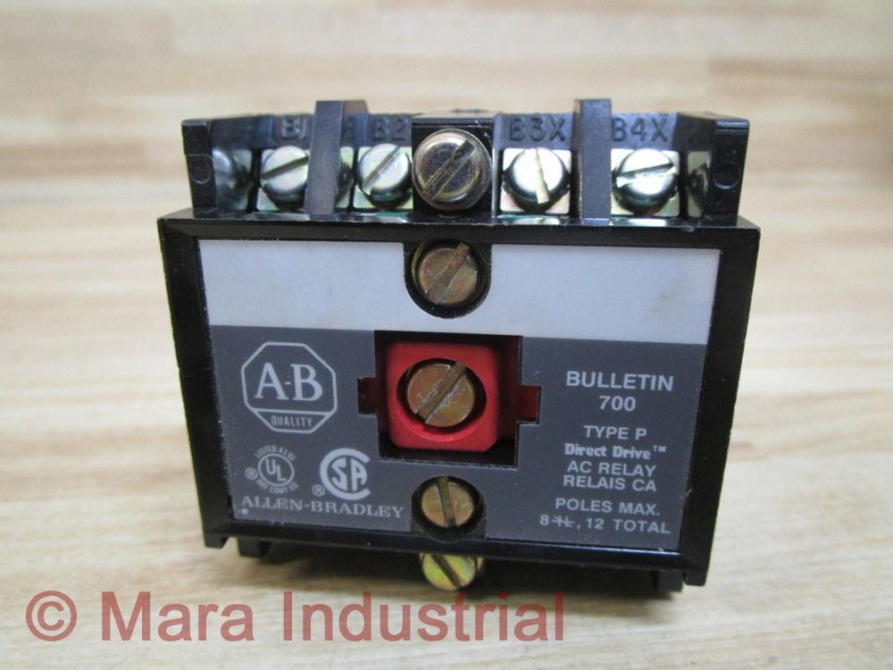 Allen Bradley 700-PB40 Auxiliary Contactor 700PB40