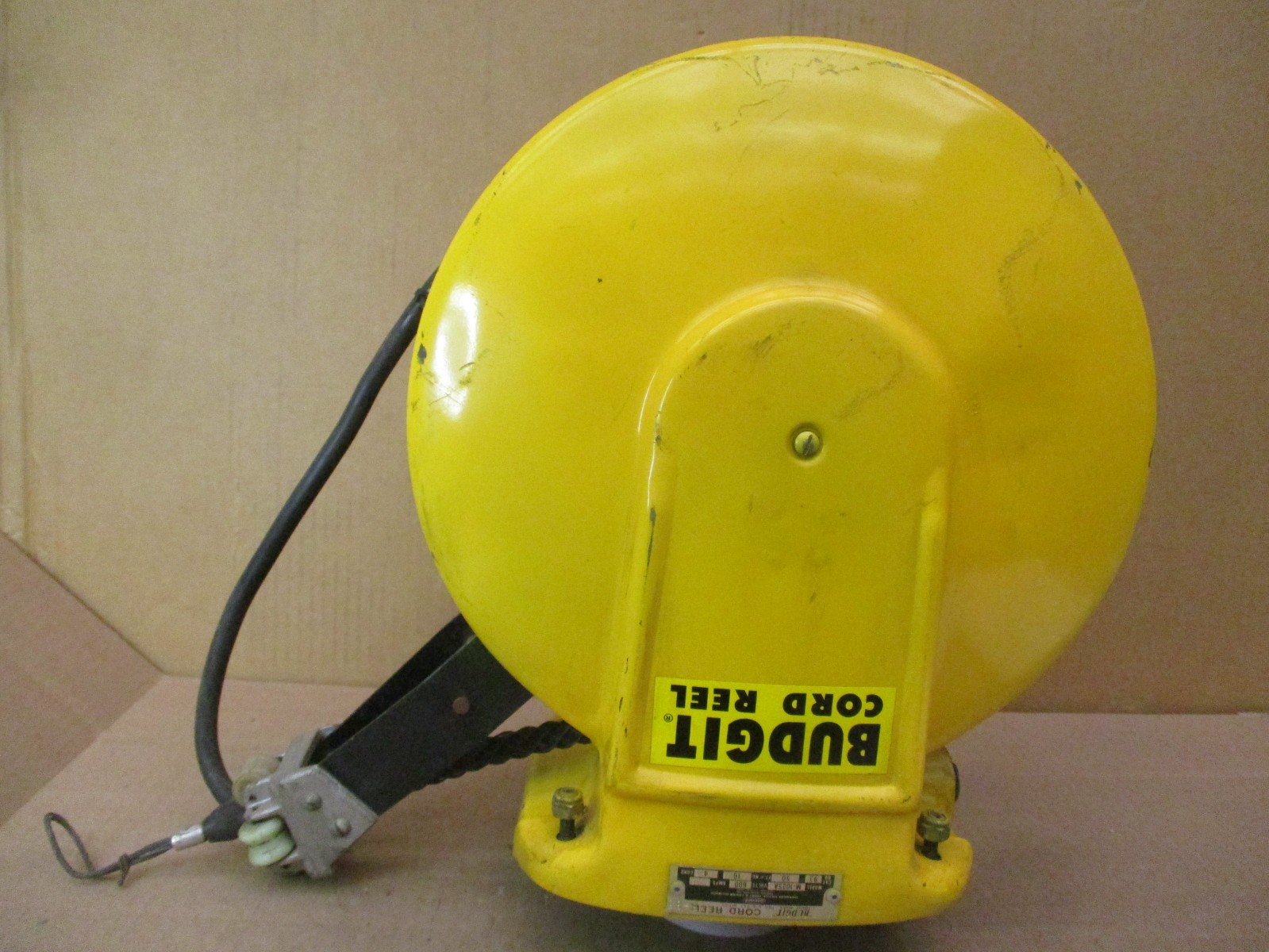 Budgit Cord Reel Dresser Model M-1025A 600V Cat. No. 93 50 FT. No. 16 53141PRX