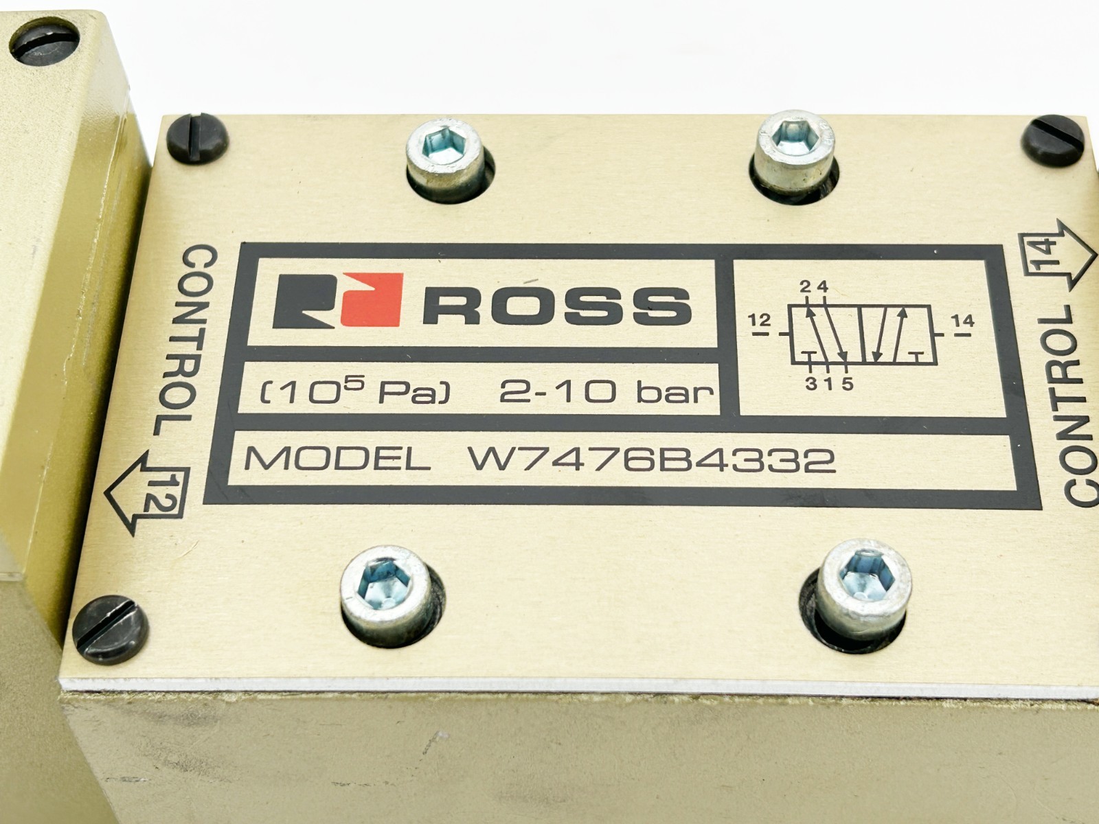 New Ross Controls W7476B4332 Solenoid Valve 2-10Bar 110/120V 50/60Hz