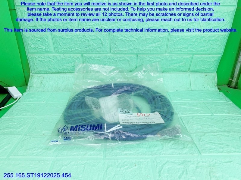 MISUMI SVEM-J2HC1-B-5 Encoder Cable as in photos, sn:9451, DHL