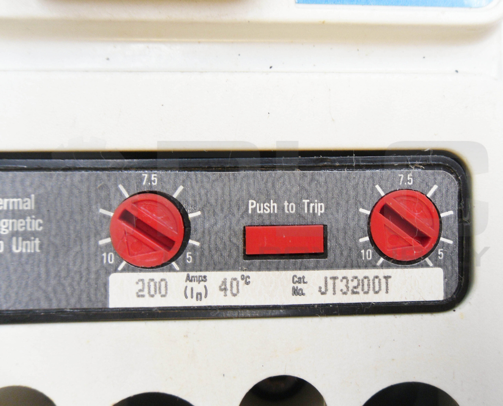 WESTINGHOUSE JD3250F /C CIRCUIT BREAKER W/ JT3200T MAGNETIC TRIP UNIT 40A